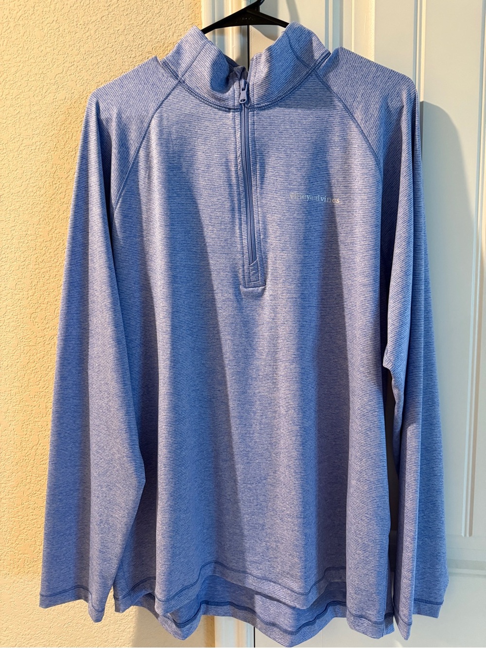 Vineyard Vines Light Blue Heather Performance Pullover